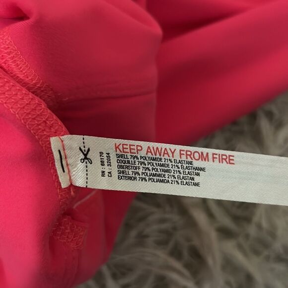 NWOT Free People Movement Never Better One-Piece Jumpsuit in Neon Coral size XS - Picture 16 of 16